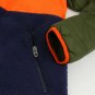 Polo Ralph Lauren Puffer Down Fleece Jacket Coat Orange/Olive/Blue MENS M MEDIUM