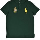 Polo Ralph Lauren Men's Custom Slim Fit Crest Logo Big Pony Mesh Shirt GREEN S
