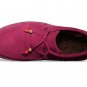 VANS AUTHENTIC MOHIKAN FLEECE RED PLUM SHOES WOMENS SZ 5 SURF SIDERS MOCCASINS
