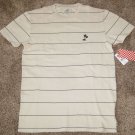 New Vans Off the Wall Mens Converted Crew neck Tee Top Tan NWT Small Sm