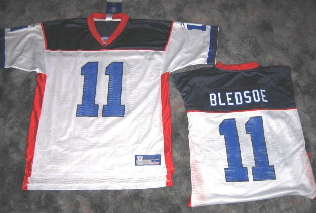 REEBOK BUFFALO BILLS BLEDSOE JERSEY L COWBOYS NEW $75