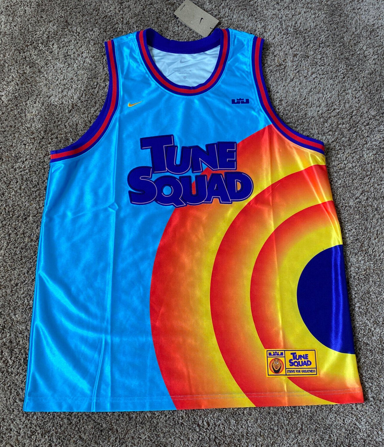 Nike LeBron x Space Jam A New Legacy "Tune Squad" Jersey DJ3864-434 AUTHENTIC XL