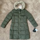 Lauren Ralph Lauren Quilted Faux Shearling Lined Hooded Down Parka S NWT $330
