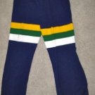 NBA CHAMPION UTAH JAZZ GAME USED PANTS 36 JERSEY UNIFORM 1990 PURPLE #21 BROWN