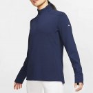Nike Dri-fit Uv Victory Women's S SMALL 1/2-zip Golf Jacket Bv0259-419 NAVY BLUE