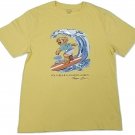 Polo Ralph Lauren Mens Limited Polo Bear T-Shirt Yellow SURFING XL NEW