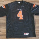 NEW NIKE OKLAHOMA STATE COWBOYS #4 JERSEY ADULT MENS M MEDIUM NCAA NWT $60 BLACK