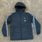 Vans Boys WOODRIDGE COAT Jacket Size Medium med  M BLACK PUFFER NEW $99.50 new