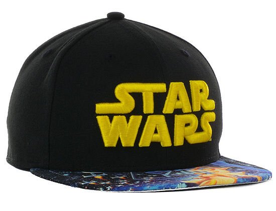 Star Wars NEW HOPE Viza Print New Era 59Fifty 5950 Fitted Hat Disney 7 1/8 CAP