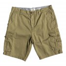 Quiksilver Men's Crucial Battle Short ELMWOOD KHAKI CARGO SHORTS SZ 31 CASUAL
