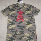 OAKLEY LA LOS ANGELES ANGELS OLIVE CAMO TEE SHIRT T MENS M MEDIUM MD CAMOFLAUGE