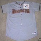 AUTHENTIC WASHINGTON NATIONALS JERSEY YOUTH SMALL S MAJESTIC NEW GREY AUTHENTIC