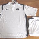 NIKE FIT DRY DRI BYU COUGARS COACHES POLO SHIRT S NEW SMALL WHITE MORMON LDS