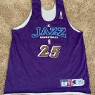 UTAH JAZZ CHAMPION GAME USED WORN TROY HUDSON MOUNTAIN STYLE WARM UP JERSEY XXL