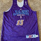 UTAH JAZZ CHAMPION GAME USED WORN MARK JACKSON MOUNTAIN STYLE WARM UP JERSEY XXL