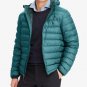 POLO RALPH LAUREN LIGHTWEIGHT PACKABLE HOODED DOWN JACKET GREEN L LARGE NEW