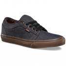New Vans Unisex CHUKKA LOW OXFORD BLACK GUM Skate Shoes Mens 6.5