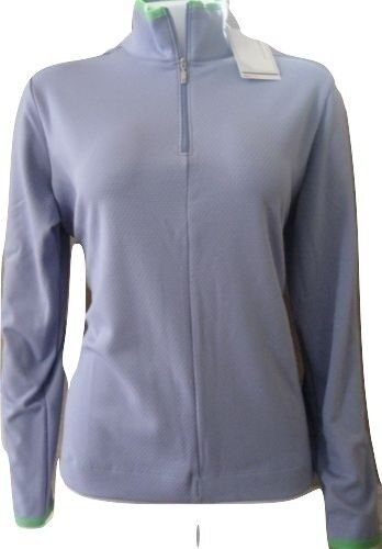 NEW NIKE GOLF WOMENS JACKET FIT DRY Large L 12 14 SPHERE $80 331940 506 Blue