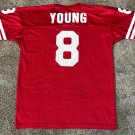 SAN FRANCISCO 49ERS STEVE YOUNG CHAMPION #8 JERSEY FOOTBALL NFL NYLON MENS 48 XL