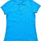 Polo Ralph Lauren Womens Classic Fit Mesh Short Sleeve Golf Shirt X Small, Blue