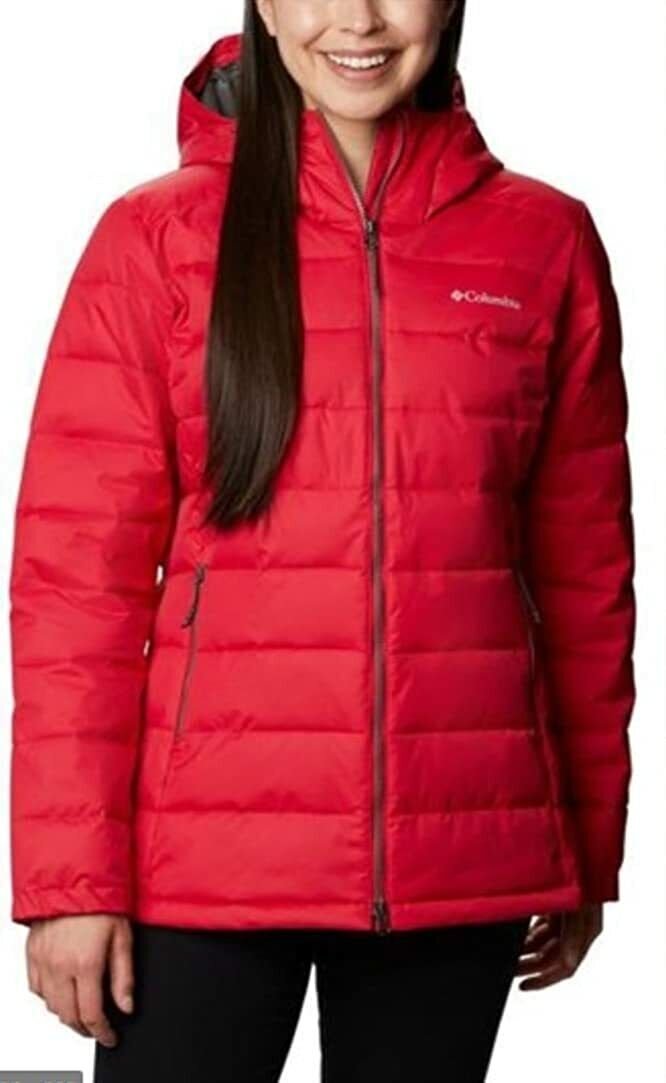 NEW Columbia Womens M Medium Pole Patch Pass EXS Jacket RED WINTER NWT OMNI TECH