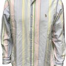 POLO Ralph Lauren Mens Classic Fit Long Sleeve Buttondown MULTI S M L Poplin