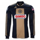 NEW ADIDAS PHILADELPHIA UNION SOCCER AUTH LONG SLEEVE JERSEY MENS XLARGE XL $120