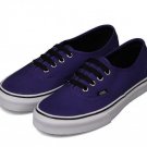 NEW VANS AUTHENTIC DARK PURPLE WHITE SHOES KIDS US 11 UK 10.5 EUR 27.5 CM 16