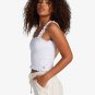NEW Roxy Sunday Mind Tank QUIKSILVER WHITE SMALL S SHIRT TUBE TOP NWT  SUMMER