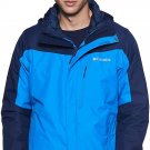 Columbia Mens Whirlibird Iv Interchange Jacket WM115 463 XL BLUE NAVY NEW