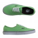 VANS AUTHENTIC GREEN FLASH BLACK SHOES KIDS US 11.5 UK 11 EUR 28 CM 16.5 NEW SK8