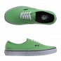 VANS AUTHENTIC GREEN FLASH BLACK SHOES KIDS US 11.5 UK 11 EUR 28 CM 16.5 NEW SK8