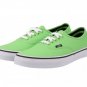 VANS AUTHENTIC GREEN FLASH BLACK SHOES KIDS US 11.5 UK 11 EUR 28 CM 16.5 NEW SK8