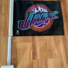 NEW UTAH JAZZ CAR FLAG BANNER FLAG MOUNTAIN STYLE NBA BLACK THROWBACK