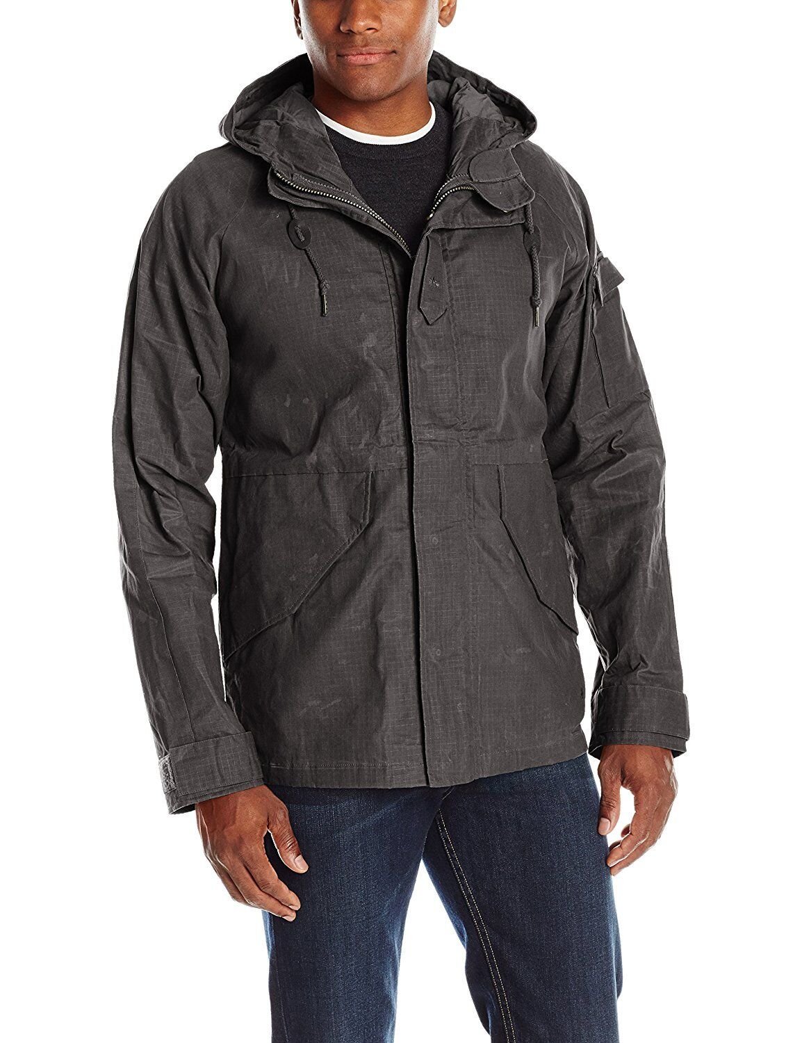 Alpha Industries Men's ECWCS W3X WAX Shell Jacket 3XL XXXL BLACK NEW 3X NEW NWT