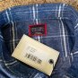 UNTUCKit BRIGNOLE BLUE CHECK PLAID BRUSHED COTTON FLANNEL SPREAD COLLAR  XXL