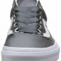 Vans Women's 11.5 Old Skool Grey (Satin Lux) Gray/True White Mens 10