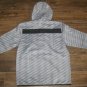 ADIDAS ULTIMATE SHOCKWAVE FULL ZIP FZ HOODED WIND JACKET RUNNING M GREY BLACK