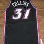 JARRON COLLINS UTAH JAZZ GAME USED WORN JERSEY REEBOK BLACK 48 +4 LENGTH JASON