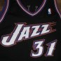 JARRON COLLINS UTAH JAZZ GAME USED WORN JERSEY REEBOK BLACK 48 +4 LENGTH JASON