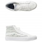 Vans Unisex Sk-8 Hi Slim FRAYED NATIVE TRUE WHITE Skate Shoes MENS 4 WOMENS 5.5