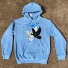 THE PRINCE ESTATE PURPLE RAIN DOVES HOODIE THE REVOLUTION WORK SZ S SM PULLOVER