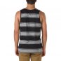 NEW VANS OFF THE WALL BIDWELL TANK TOP MEN'S BLACK GREY GRAY STRIPED NWT S small
