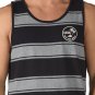 NEW VANS OFF THE WALL BIDWELL TANK TOP MEN'S BLACK GREY GRAY STRIPED NWT S small