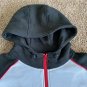 NEW ERA NEWSBOY ZIP THROUGH HOOD FULL ZIP HOODIE HOODED SWEATSHIRT VINTAGE NOS