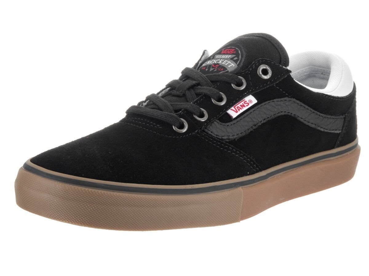 Vans GILBERT CROCKETT  (BLACK WHITE GUM) Mens Skate Shoes 6.5 WOMENS 8
