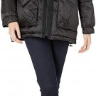 NEW Rachel Roy womens Heavy Puffer Jacket BLACK LADIES L LARGE $260.00 MSRP COAT