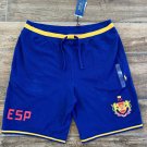 NWT Polo Ralph Lauren Blue ESPANA World Cup Mesh Knit Sweat Shorts size MEDIUM M