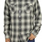 Polo Ralph Lauren Men's Classic Plaid Western Shirt Medium M Grey