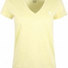 Polo Ralph Lauren Women's Lightweight V-neck Cotton tee BANANA PEEL YELLOW XS S